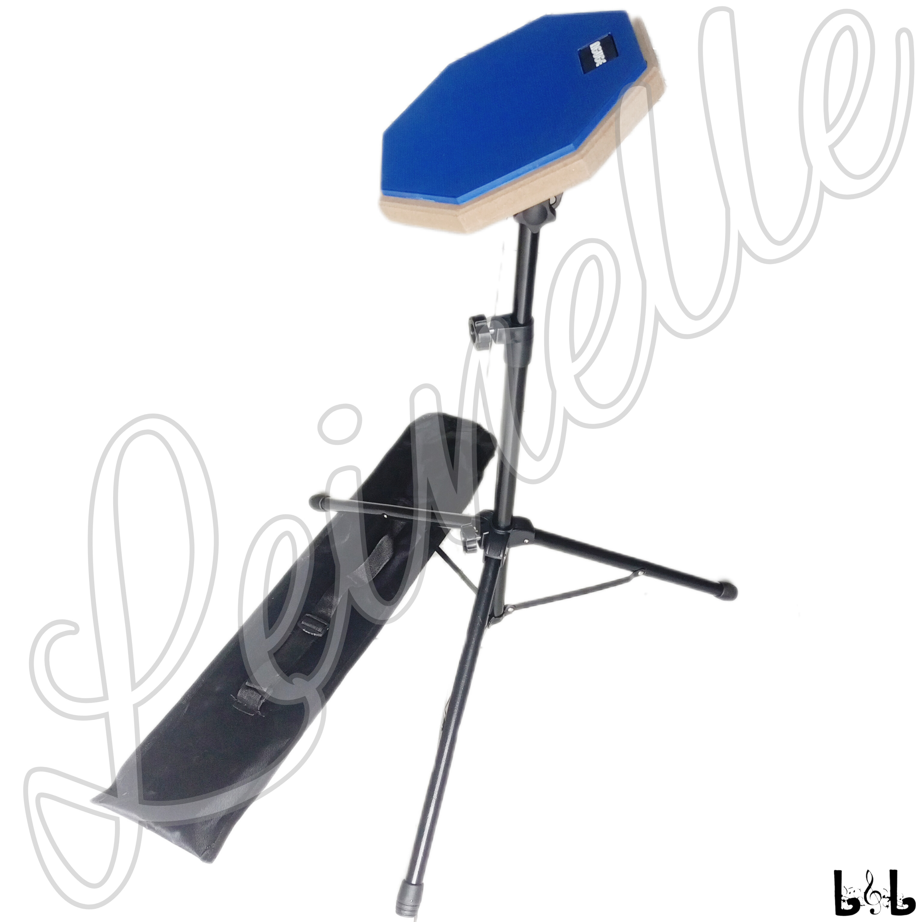 Practice Drum Pad with stand untuk latihan