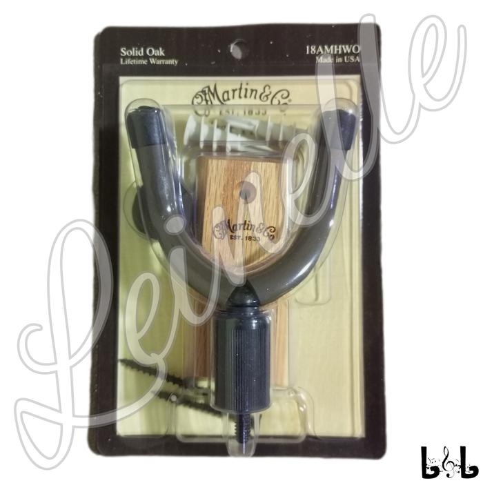 Martin & Co. 18AMHWO Guitar Wall Hanger Stand Tembok Gitar Bass